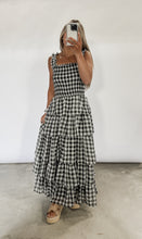 Load image into Gallery viewer, My One Wish Ruffled Gingham Maxi (FINAL SALE)