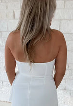 Load image into Gallery viewer, Still The One Tube White Mini Dress