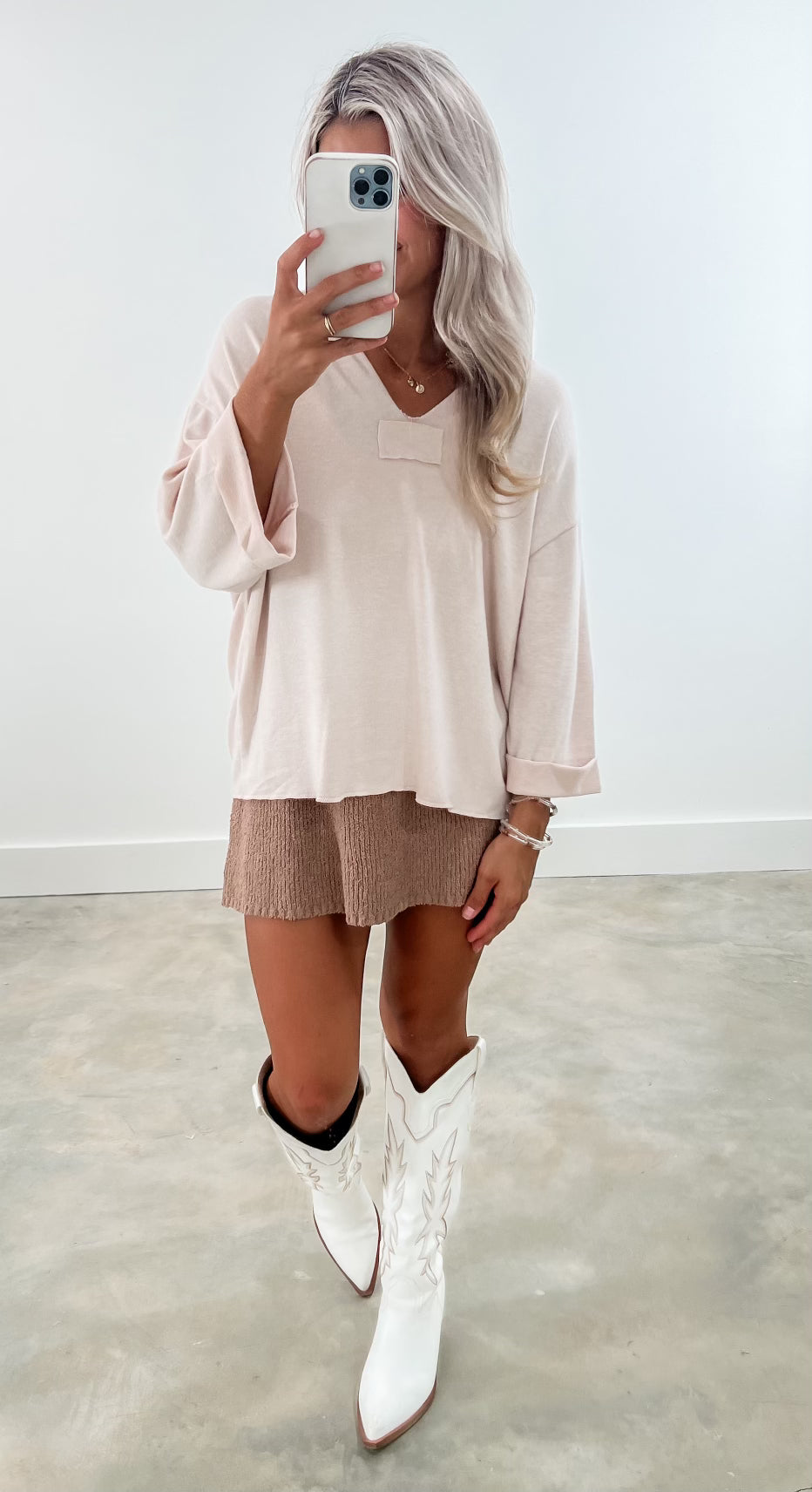 New Girl Taupe Sweater