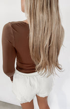 Load image into Gallery viewer, Be Right Back Seamless Square Neck Long Sleeve Top