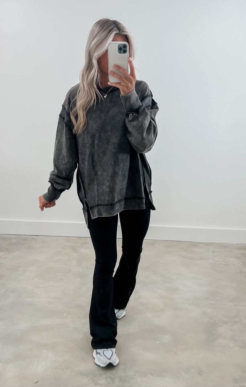 Cutest Look Black Casual Sweatshirt