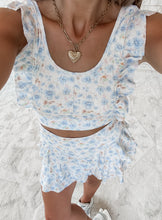 Load image into Gallery viewer, Already On It Floral Athletic Skort - Blue
