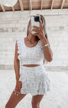 Load image into Gallery viewer, Already On It Floral Athletic Skort - Blue