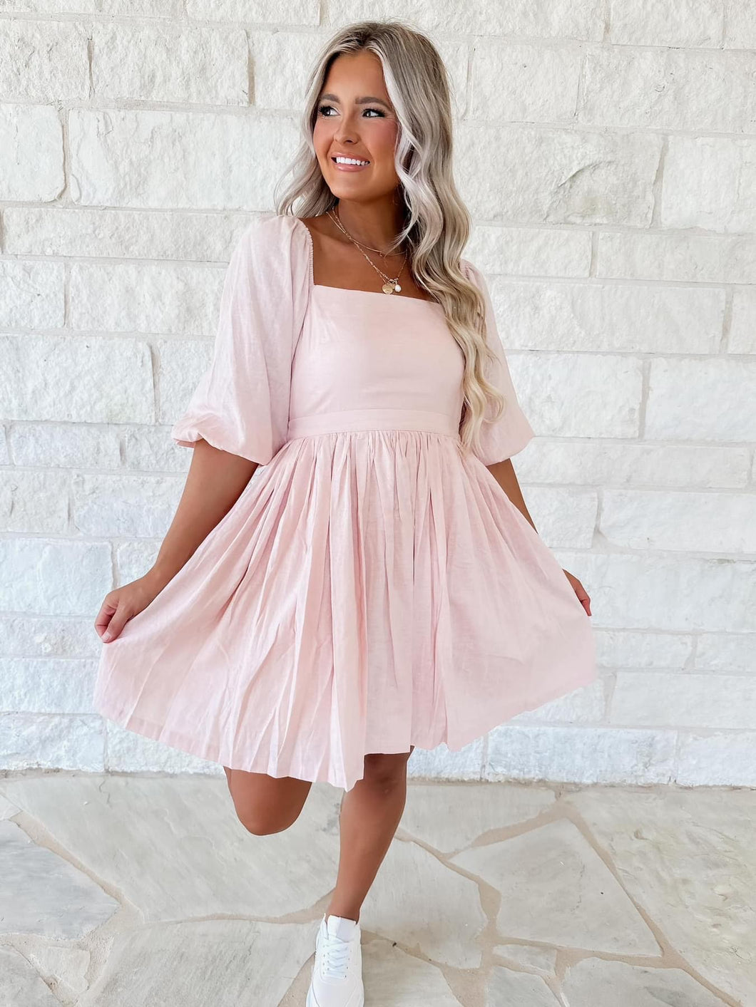 Living To The Fullest Pink Dress