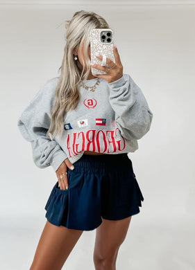 Kimberly Navy Shorts