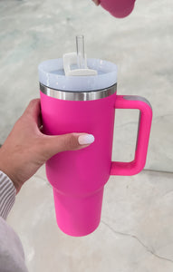Insulated Cup With Handle (different color options)