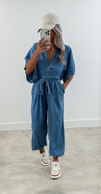 Rachel Denim Jumpsuit