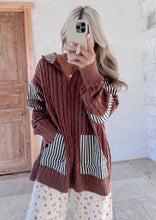 Load image into Gallery viewer, Gatlinburg Girl Rustic Brown Sweater