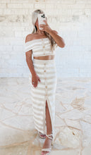 Load image into Gallery viewer, Beachside Reservations Knit Skirt Set