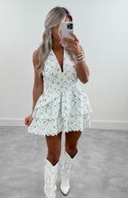 Load image into Gallery viewer, Summer Blossom Floral Halter Dress