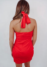 Load image into Gallery viewer, Madison Red Mini Dress
