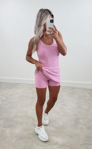 Claire Mauve Tennis Dress W/ Inner Shorts (ships Sep 22nd)