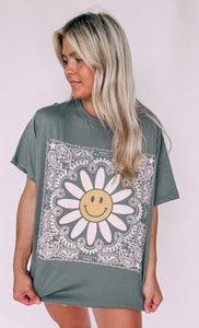 Sunflower Smiley Tee