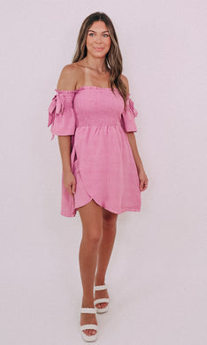 Summer Blossom Pink Dress (FINAL SALE)
