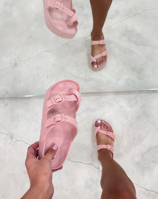 Heat Of The Summer Rose Sandals (FINAL SALE)
