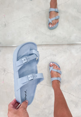 Heat Of The Summer Blue Sandals (FINAL SALE)