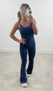 On The Go Blue Jumpsuit