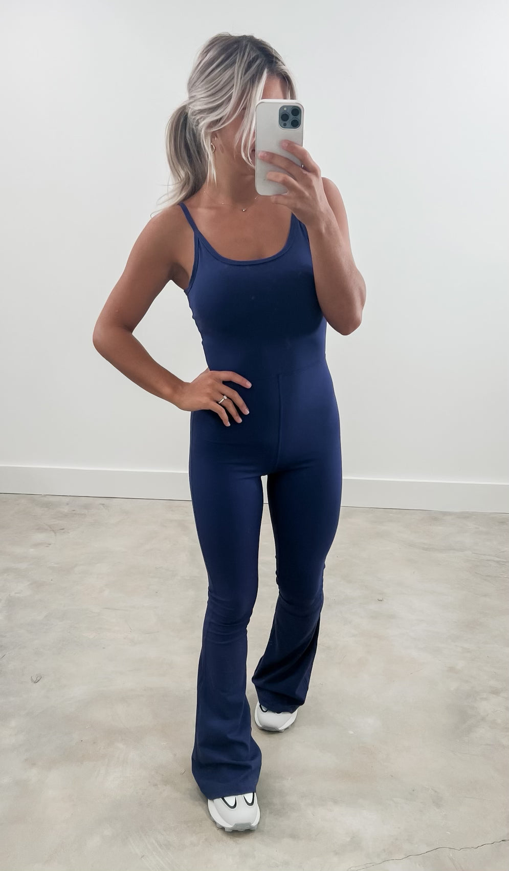 On The Go Blue Jumpsuit