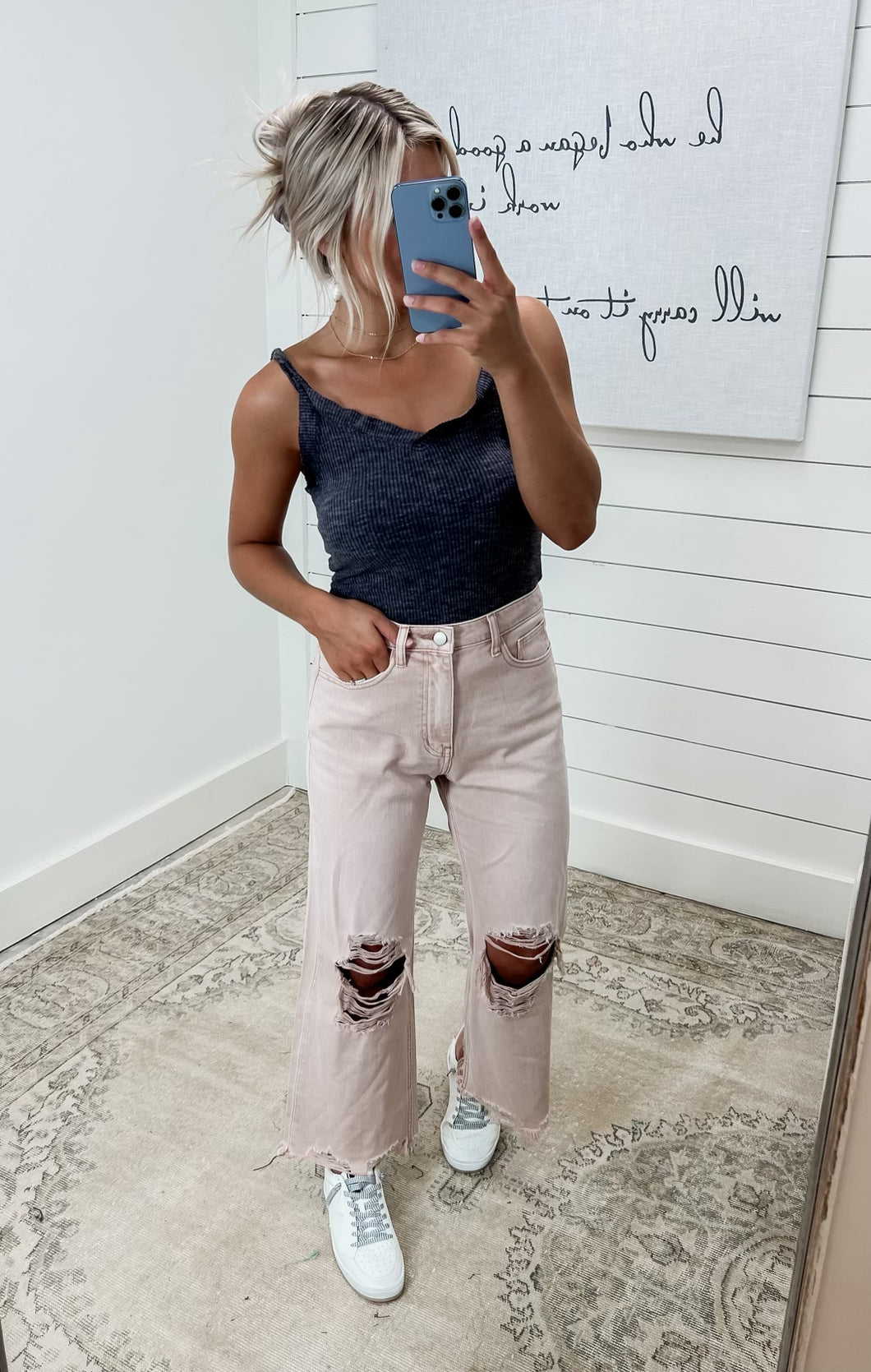 Something To Talk About Mauve Jeans