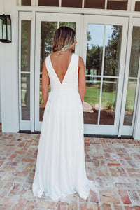 Carrying your love A line bridal gown