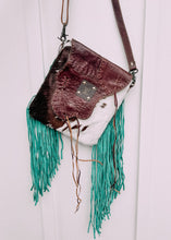 Load image into Gallery viewer, Upcycled Fringe Crossbody Purse