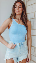 Load image into Gallery viewer, Summer Vibe One Shoulder Basic Tank