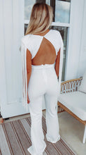 Load image into Gallery viewer, Center Of Attention Ivory Jumpsuit