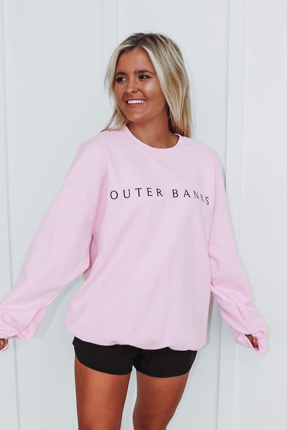 Outer banks Pink Crewneck Sweatshirt