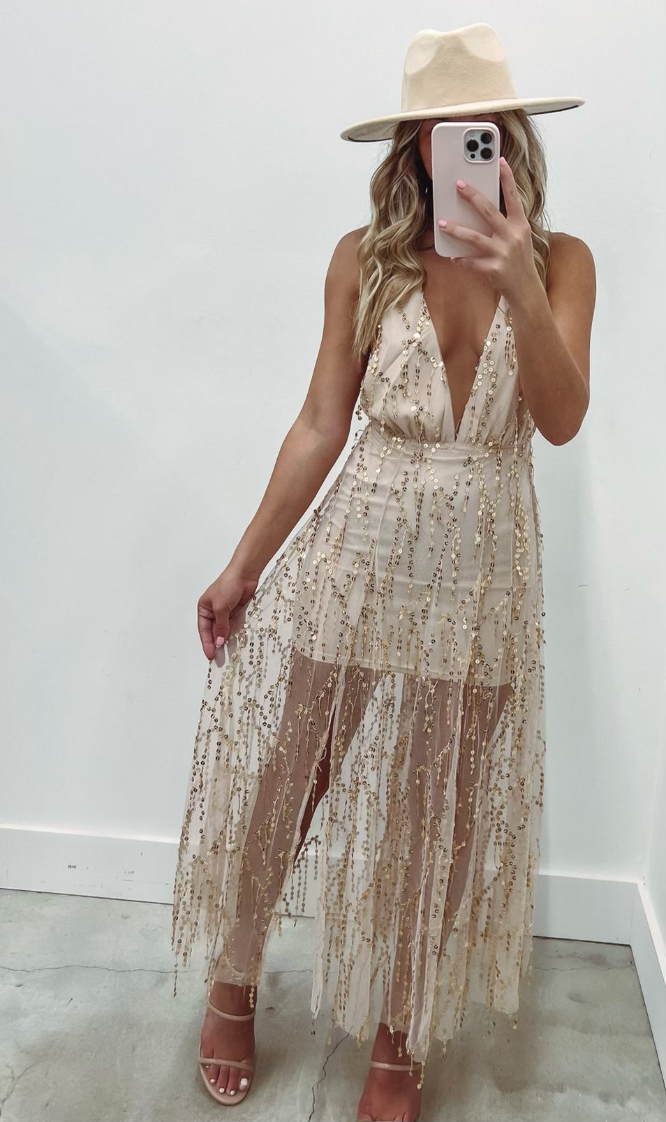 Eye On The Prize Sequin Dress