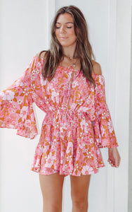 Under The Palm Floral Romper