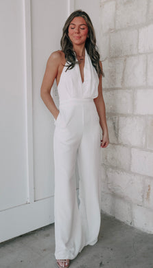 Bride To Be White Jumpsuit