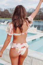 Load image into Gallery viewer, Bella Floral High Waisted Bikini Bottom
