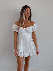 Total Happiness White Romper